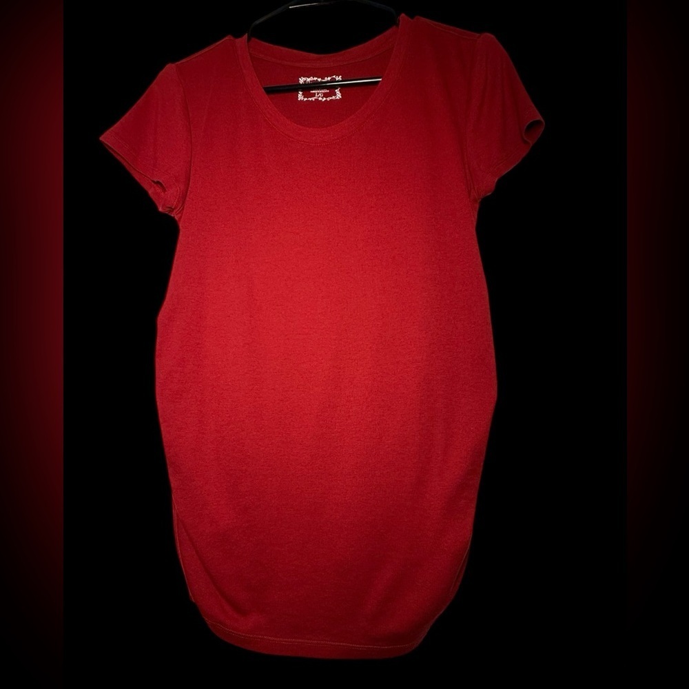 Motherhood Maternity Rich Red Top